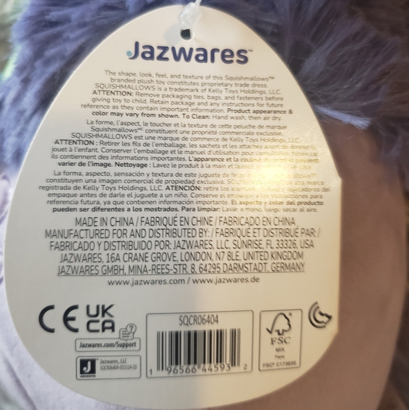 SELECT SERIES ‼️ NWT - Squishmallows Zombie Benny - 8" - Mallow Mash 2024 - Picture 11 of 11